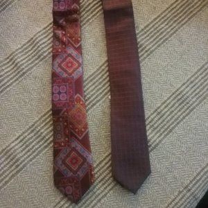 Joseph Abboud silk tie NEW- lot of 2